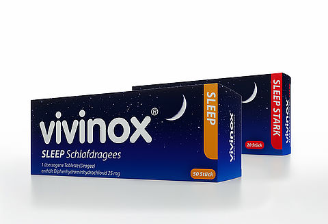 vivinox<sup>®</sup> SLEEP Schlafdragees und vivinox<sup>®</sup> SLEEP Schlaftabletten stark