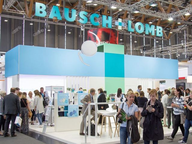 Bild des Messestandes von Bausch +Lomb auf der DOC 2018 in Nürnberg